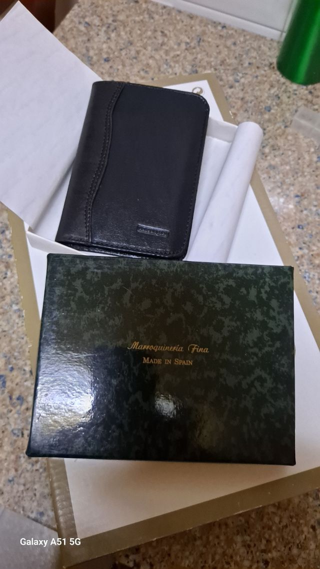 Cartera Marroquineria Fina - Negra