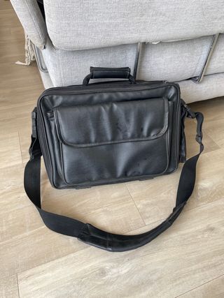 Maletín Portátil Negro (Piel)
