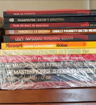 Vinilos. Ópera en cofres. Icl libretos. 4 € por LP