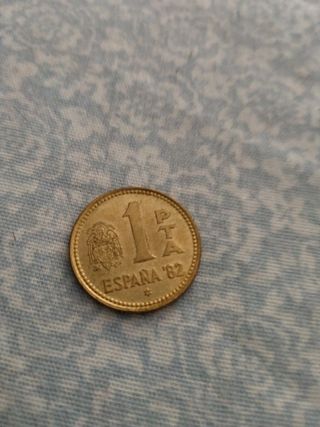 Moneda 1 peseta España 1981