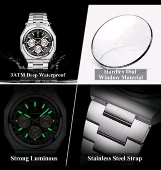 Reloj POEDAGAR cronógrafo