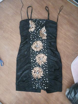 #2 lote 5 vestidos cortos de fiesta talla S