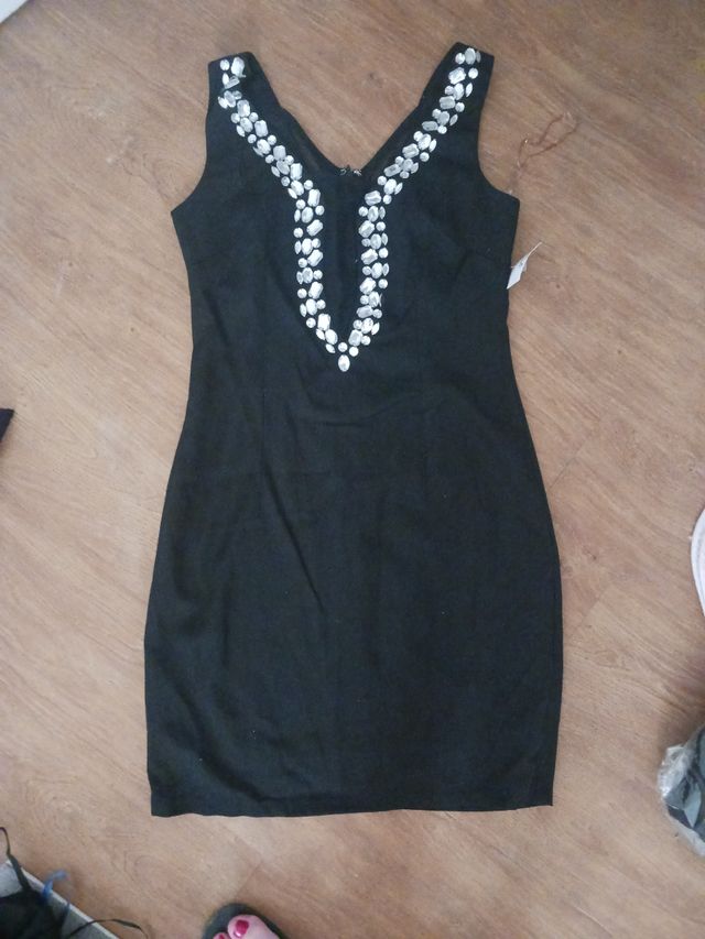 #2 lote 5 vestidos cortos de fiesta talla S