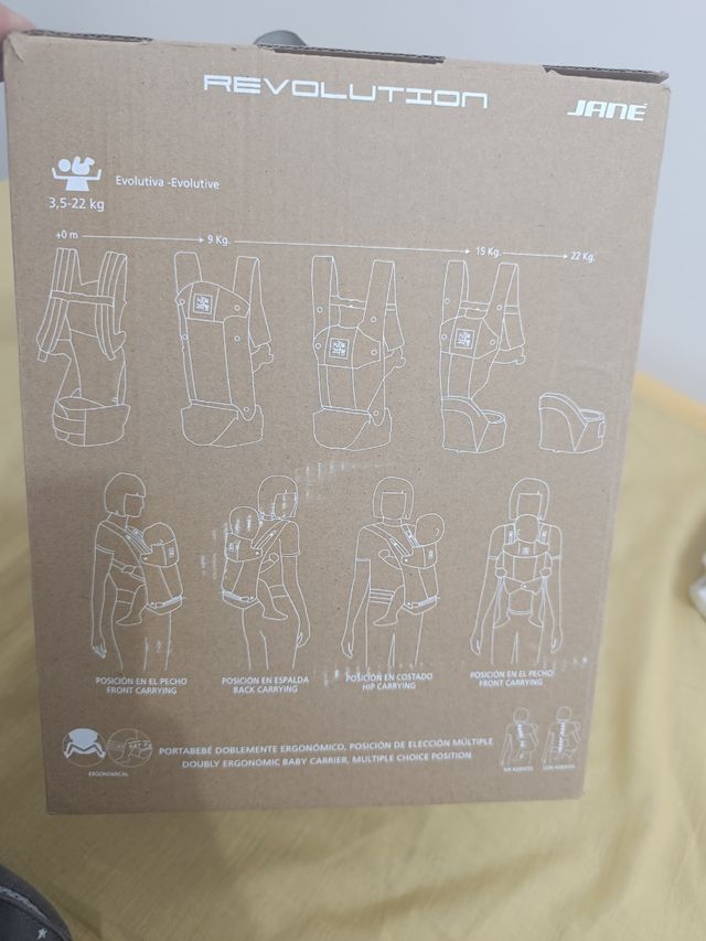 Mochila portabebés Kids Zone Revolution