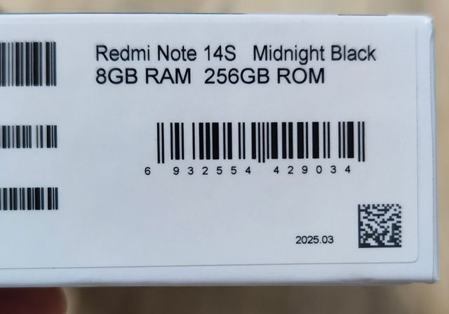 Xiaomi Redmi Note 14S - 200 MP nuovo 
