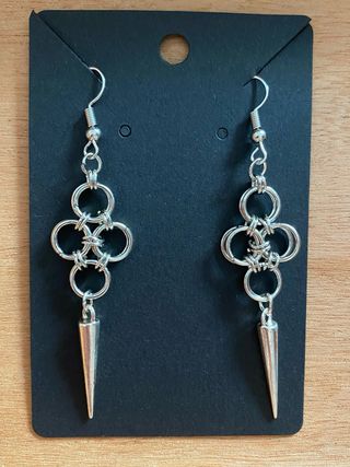 Pendientes Plata - Aros Trenzados