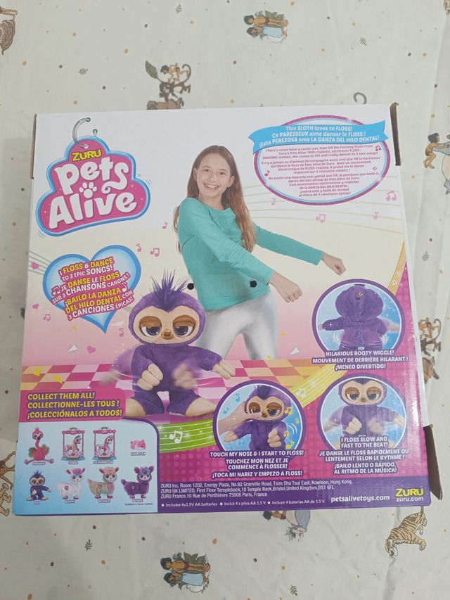 Fifi Perezoso Bailarín Zuru Pets Alive