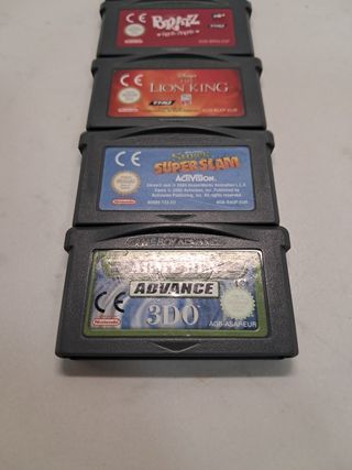 20€ todos juegos Game Boy Advance
