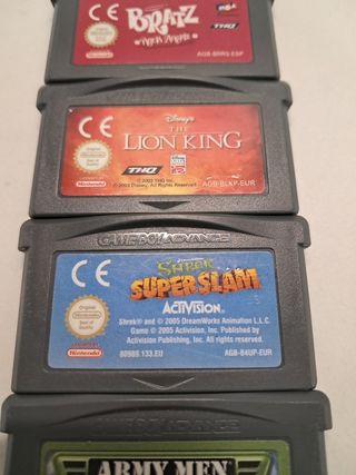 20€ todos juegos Game Boy Advance