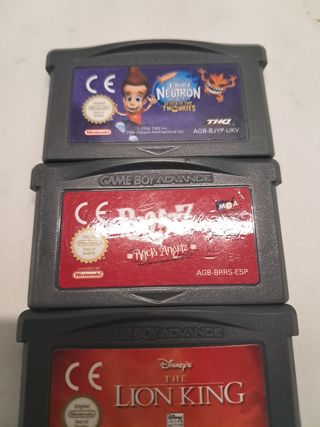 20€ todos juegos Game Boy Advance