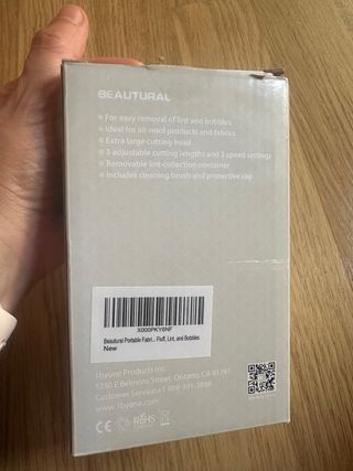 Quitapelusas BEAUTURAL - Afeitadora de Tela