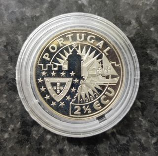 Moneta Portogallo 2,5 ECU 1992
