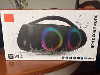 Altavoz Bluetooth Portátil con Luces