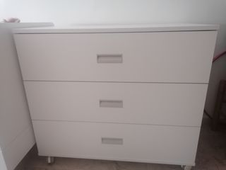 Cuna evolutiva blanca + cómoda cambiador