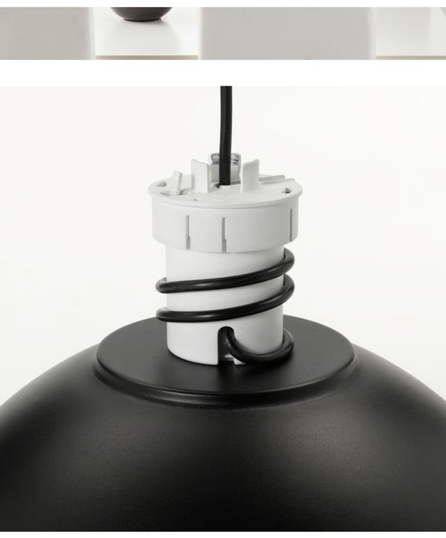 Lampada IKEA SKURUP nera