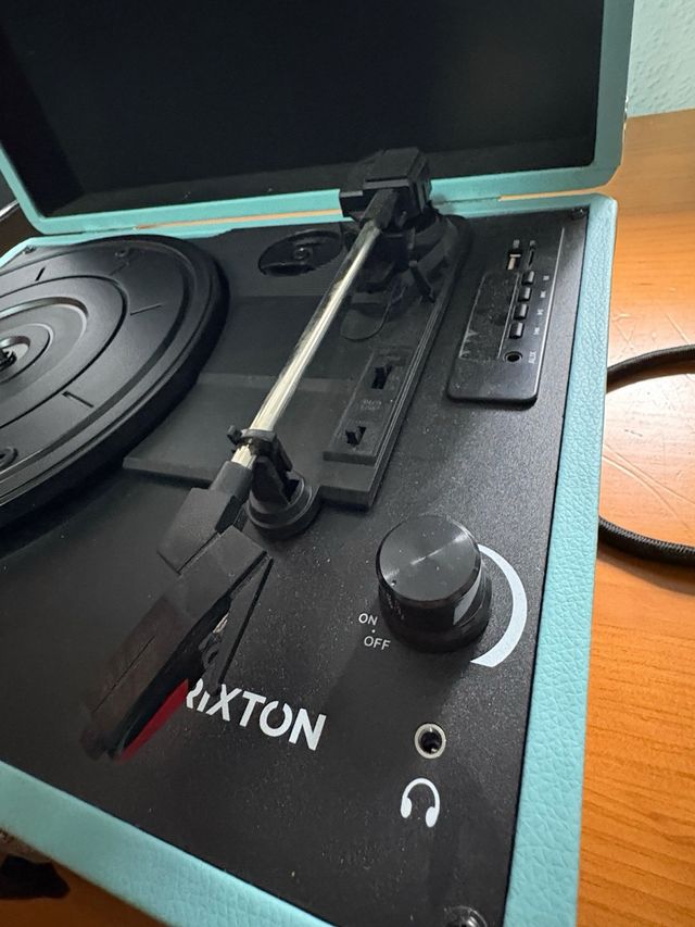 Maletín tocadiscos vintage