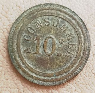 Medalla francesa antigua 1902
