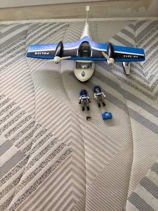 Avioneta hidroavión policía Playmobil