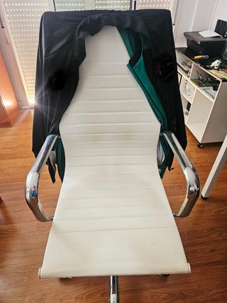 Silla oficina blanca - giratoria