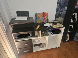 Silla oficina blanca - giratoria