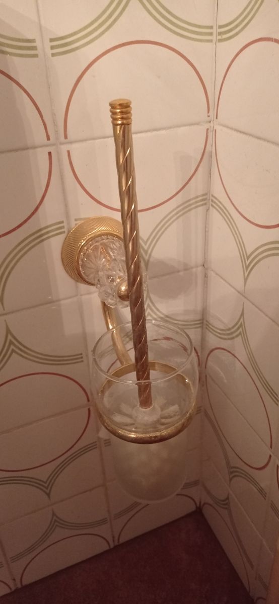 Escobillero Baño - Dorado