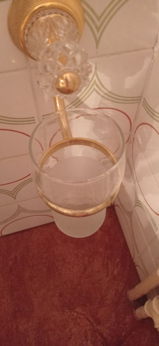 Escobillero Baño - Dorado