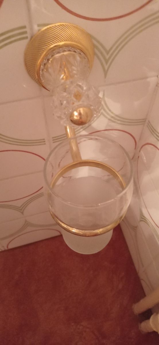 Escobillero Baño - Dorado