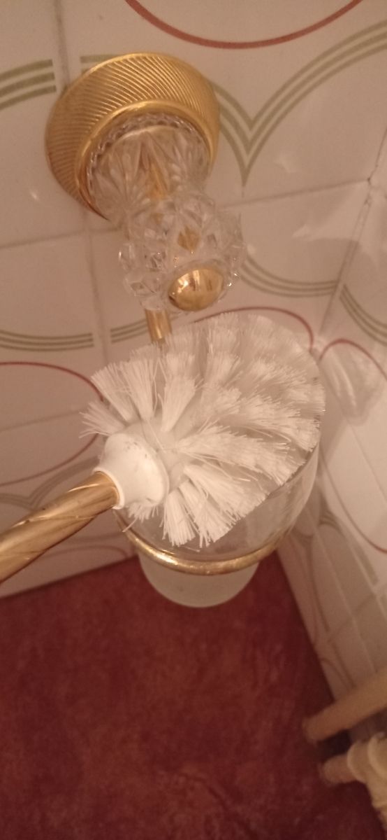 Escobillero Baño - Dorado