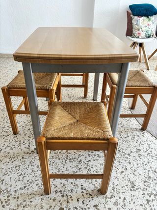 Mesa cocina + 6 taburetes