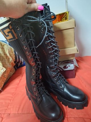 Botas negras altas talla 37