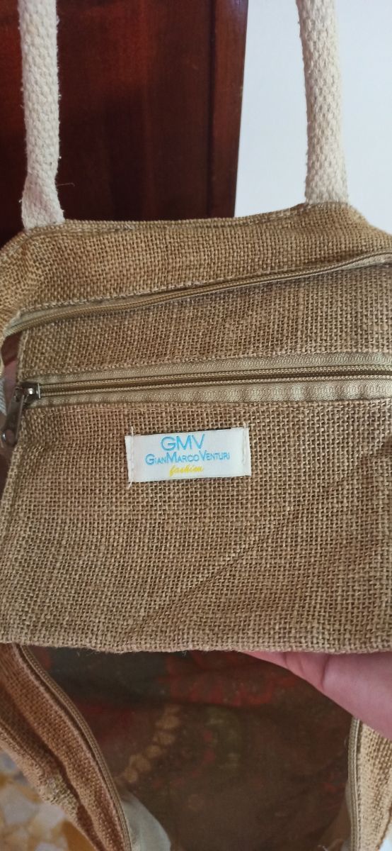 Borsa estiva multicolor in paglia