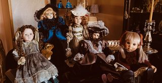 5 Muñecas porcelana antiguas