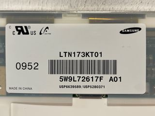 Pantalla LTN173KT01