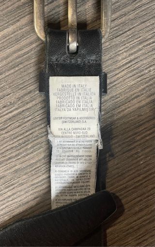 Cintura Levi's - Pelle Nera