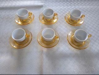 Set 6 Tazzine Caffè Guzzini Giallo