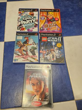 5 Juegos PS2 Variados