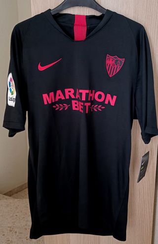 Camiseta y Calzonas adulto negras Sevilla FC