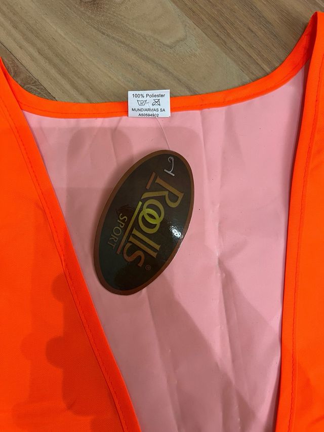 Chaleco caza naranja RollSport Talla P y G