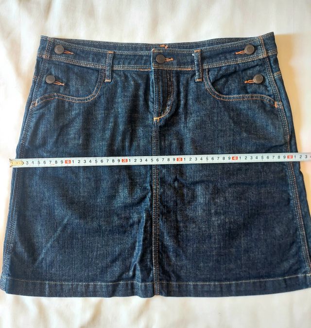 Falda vaquera oscura T.44