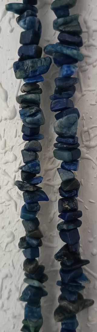 Collar piedras azul 