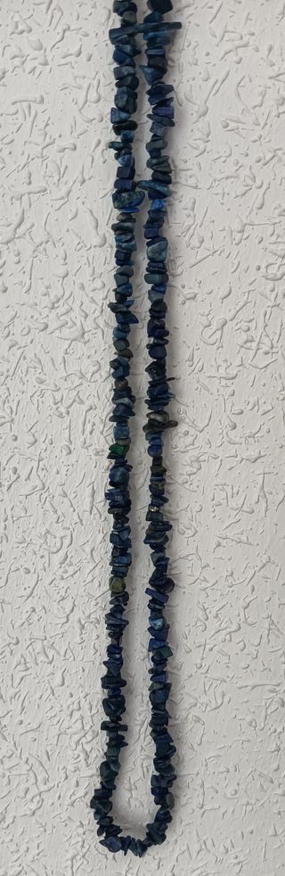 Collar piedras azul 