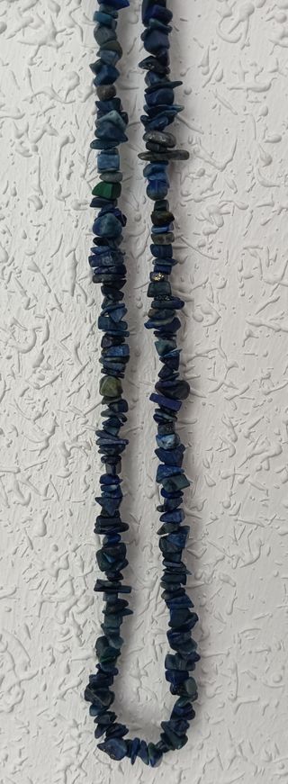 Collar piedras azul 