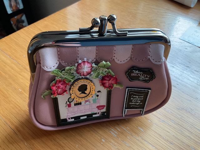 Monedero rosa vintage