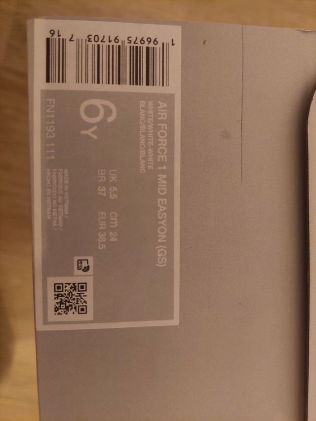 Nike Air Force 1 Mid blancas