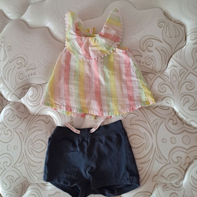 Conjunto Benetton bebé 6m