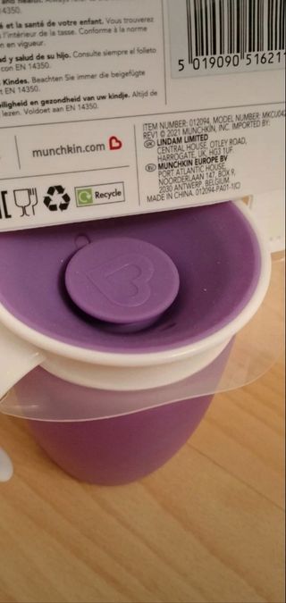 Vaso antiderrames 360 Munchkin