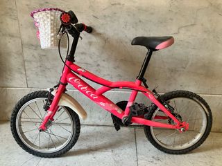 Bicicleta Orbea niña 16" rosa.