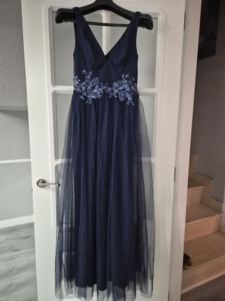 Vestido fiesta azul marino ✨
