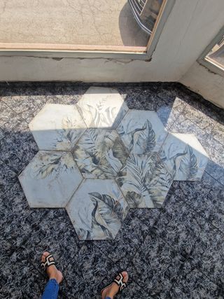 Azulejos hexagonales 
