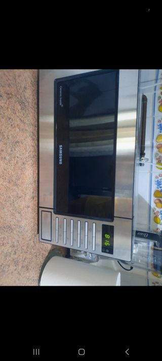 Microondas Samsung acero inoxidable